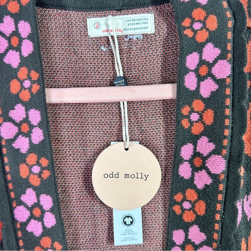 NWT Anthropologie Odd Molly Sweater Cardigan Set sz M - Picture 5 of 9